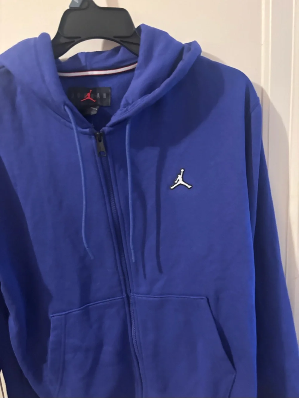 NWT Jordan Royal Blue Full-Zip Hoodie with White Jumpman
